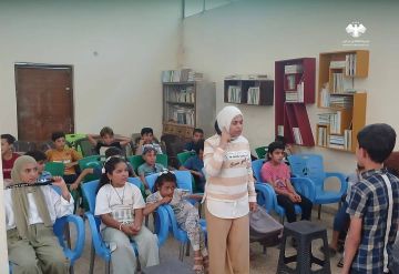 فعالية الطفل الشاعر في المحطة الثقافية بالعشارة تعزز مواهب الأطفال الأدبية فعالية الطفل الشاعر في المحطة الثقافية بالعشارة تعزز مواهب الأطفال الأدبية