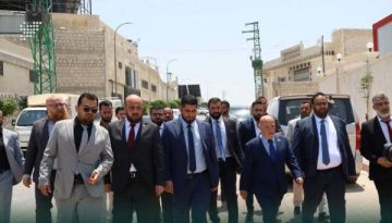 وزير الاقتصاد والصناعة من إدلب: إزالة معوقات الاستثمار أولوية، ودعم المدن الصناعية لتعزيز الإنتاج والتنمية وزير الاقتصاد والصناعة من إدلب: إزالة معوقات الاستثمار أولوية، ودعم المدن الصناعية لتعزيز الإنتاج والتنمية