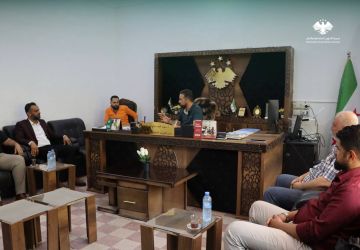 مدير التنمية الإدارية يزور مديرية الشؤون الاجتماعية والعمل بدير الزور