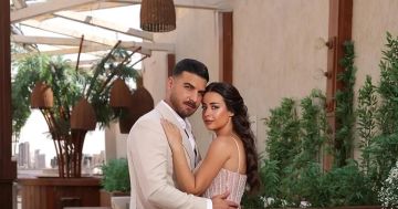 روعة السعدي وحسن خليل يحتفلان بخطوبتهما في دمشق روعة السعدي وحسن خليل يحتفلان بخطوبتهما في دمشق