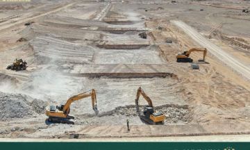 بدء إنشاء وتطوير البنية التحتية لمنفذ التنف الحدودي الاستراتيجي بدء إنشاء وتطوير البنية التحتية لمنفذ التنف الحدودي الاستراتيجي