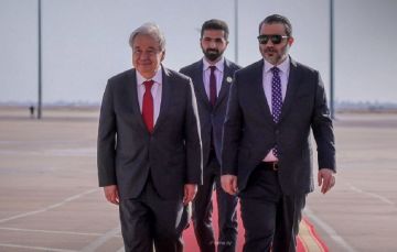 غوتيريش يصل دمشق في أول زيارة لأمين عام للأمم المتحدة إلى سوريا منذ 17 عاما (صور) غوتيريش يصل دمشق في أول زيارة لأمين عام للأمم المتحدة إلى سوريا منذ 17 عاما (صور)