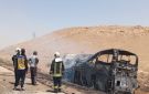سوريا.. 19 قتيلا و27 مصابا في تصادم باص ركاب وآخر تابع للداخلية (فيديو)