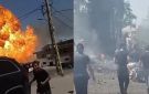 لبنان : انفجار مروع لصهريج غاز في منطقة الهرمل ( فيديو )