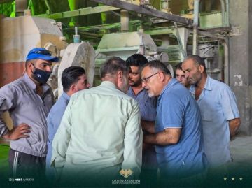 جولات ميدانية على مطاحن دير الزور لمتابعة الواقع الفني والإنتاجي جولات ميدانية على مطاحن دير الزور لمتابعة الواقع الفني والإنتاجي