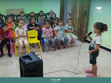 الفصاحة والخطابة برعاية روضة الزهور في مدينة العشارة