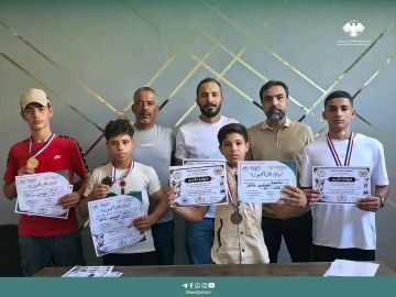 مديرية الرياضة بديرالزور تكرم لاعبي منتخب 