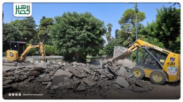 ضمن اتفاقية التوأمة بين حلب وبلدية غازي عنتاب، تواصل مديرية الحدائق بمجلس مدينة حلب أعمال التأهيل الشامل للحديقة العامة. ضمن اتفاقية التوأمة بين حلب وبلدية غازي عنتاب، تواصل مديرية الحدائق بمجلس مدينة حلب أعمال التأهيل الشامل للحديقة العامة.