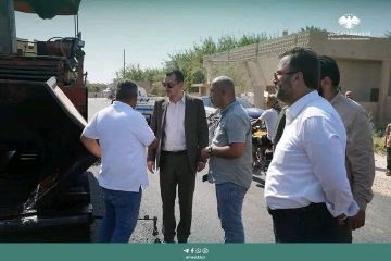 تفقد واقع المشاريع الخدمية في الميادين و محكان تفقد واقع المشاريع الخدمية في الميادين و محكان