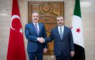الشيباني وفيدان يبحثان تعزيز العلاقات السورية التركية