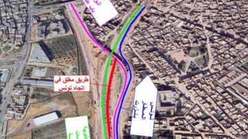 تحويل جزئي لحركة المرور بجسر لاكانيا بداية من يوم الخميس