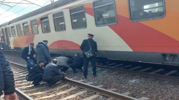 اندلاع النيران في قطار نابل