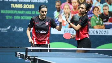 بطولة إفريقيا لكرة الطاولة: ثنائي تونسي يحرز برونزية الزوجي كبريات