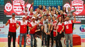 النادي الافريقي يتوج بلقب البطولة العربية للسيدات