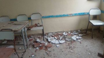 فرنانة: إصابة تلميذين بخدوش وكدمات بعد انهيار جزئي لسقف قاعة تدريس فرنانة: إصابة تلميذين بخدوش وكدمات بعد انهيار جزئي لسقف قاعة تدريس