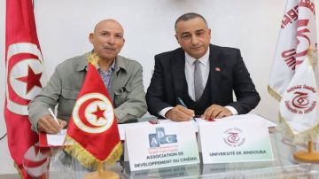 اتفاقية شراكة بين جمعية تنمية السينما بجندوبة وجامعة جندوبة