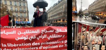 باريس الوضع متردي ببلادهم، تونسيون بالخارج يحتجون (فيديو) باريس الوضع متردي ببلادهم، تونسيون بالخارج يحتجون (فيديو)