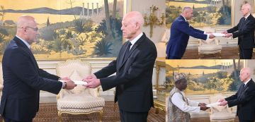 الرئيس يتسلم أوراق اعتماد 3 سفراء أجانب جدد بتونس من بينهم سفير الولايات المتحدة الأمريكية (فيديو)