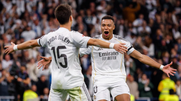 ثنائية مبابي تعزز صدارة الريال مدريد ثنائية مبابي تعزز صدارة الريال مدريد