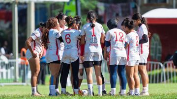 كأس إفريقيا للرقبي السباعي للسيدات: المنتخب الوطني ينهي مشاركته في المركز الخامس كأس إفريقيا للرقبي السباعي للسيدات: المنتخب الوطني ينهي مشاركته في المركز الخامس