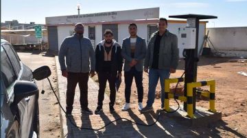 صفاقس: تركيز محطة لشحن السيارات الكهربائية بالمعهد العالي للتصرف الصناعي