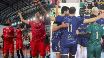 الكرة الطائرة . النجم بثبات وبوسالـم باقتدار