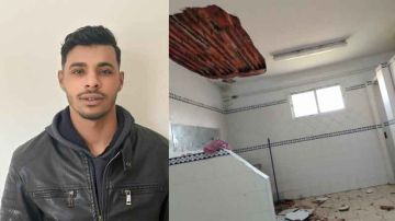 جرزونة .. بمبيت الطالبات ... تهاوي سقف أحد الطوابق يثير الغضب جرزونة .. بمبيت الطالبات ... تهاوي سقف أحد الطوابق يثير الغضب