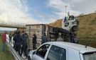 باجة: إعادة فتح الطريق بعد إزاحة الشاحنة التي انقلبت على مستوى مجاز الباب