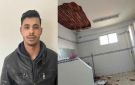 جرزونة .. بمبيت الطالبات ... تهاوي سقف أحد الطوابق يثير الغضب