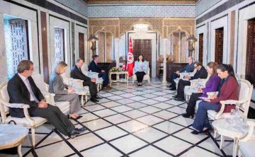 رئيسة الحكومة تلتقي نائب رئيس البنك الأوروبي للاستثمار رئيسة الحكومة تلتقي نائب رئيس البنك الأوروبي للاستثمار