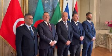 لقاء تنسيقي رباعي بين الجزائر وإيطاليا وتونس وليبيا حول قضايا الهجرة غير النظامية لقاء تنسيقي رباعي بين الجزائر وإيطاليا وتونس وليبيا حول قضايا الهجرة غير النظامية
