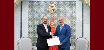 وزير الشؤون الخارجية يتسلم نسخة من أوراق اعتماد سفير كندا الجديد بتونس