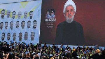 نعيم قاسم في ذكرى اغتيال نصرالله...حزب الله لن يتخلى عن سلاحه نعيم قاسم في ذكرى اغتيال نصرالله...حزب الله لن يتخلى عن سلاحه