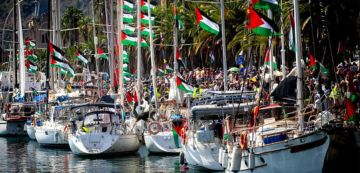 تحية النساء الديمقراطيات للمشاركة النسوية في أسطول الصمود و تنديد لاستهداف سفنه و وائل نوار