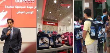Ooredoo ترسم البسمة والأمل على وجوه 400 طفل في بداية العام الدراسي