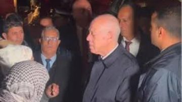 رئيس الجمهورية يعاين الأوضاع بعدد من الجهات المتضررة من الأمطار