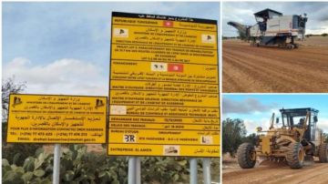 بعد سنوات من التعطيل.. انطلاق أشغال تهيئة الطريق الجهوية 84 الرابطة بين سبيطلة والعيون