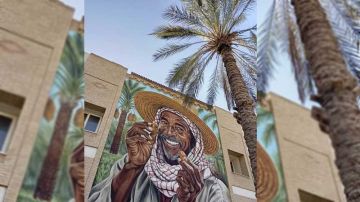 جداريات عملاقة في المهرجان الدولي للفنون التشكيلية بالجريد