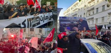 مسيرة شعبية رافضة للظلم تطالب برحيل قيس سعيد (صور فيديو) مسيرة شعبية رافضة للظلم تطالب برحيل قيس سعيد (صور فيديو)