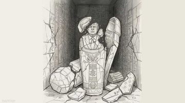 بالصورة.. خامنئي يرد على ترامب: ستسقط مثل فرعون