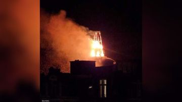 حريق يدمر كنيسة عمرها 150 عاما في هولندا