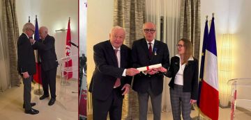 الد. الهاشمي الوزير يتحصل على وسام الاستحقاق الفرنسي