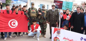 ولاية المنستير: تظاهرة بعنوان نعم للحياة لا للعنف لا للمخدرات 