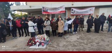 حدث منذ 13 عاما، تجمع قادة من المسار في مكان اغتيال الشهيد بلعيد