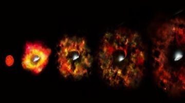 لأول مرة.. فلكيون يتبعون تحول نجم عملاق إلى ثقب أسود لأول مرة.. فلكيون يتبعون تحول نجم عملاق إلى ثقب أسود