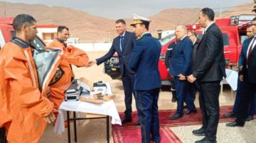 كاتب الدولة لدى وزير الداخلية المكلف بالأمن يؤدي زيارة إلى مقر إدارة الحماية المدنية بقفصة