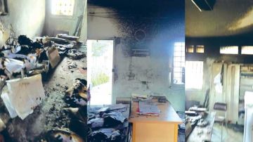 بعد حرق 3 مكاتب بالمعهد الثانوي ـ منزل جميل ...إيقاف 3 تلاميذ وبائع بنزين ودفتر المناداة وراء الحادثة