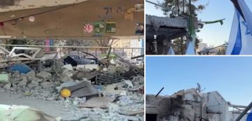 التلفزيون العربي ينشر فيديو يوثق مشاهد من ديمونا بعد قصف الصاروخ الايراني