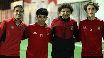 تحفيز معنوي من الشريمي والمسماري لمنتخب ليبيا في الحديقة أ 