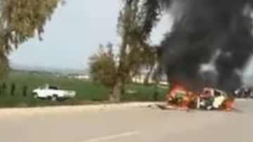 وادي مليز: احتراق سيارة خاصة في حادث مرور خطير